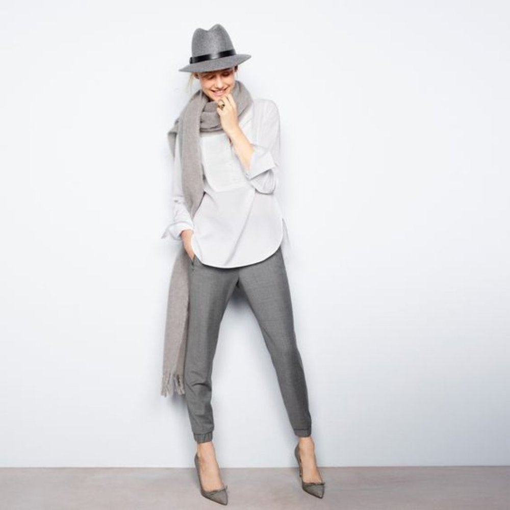 J.Crew | Turner Pants | Gray | Wool Jogger | Sz 6T